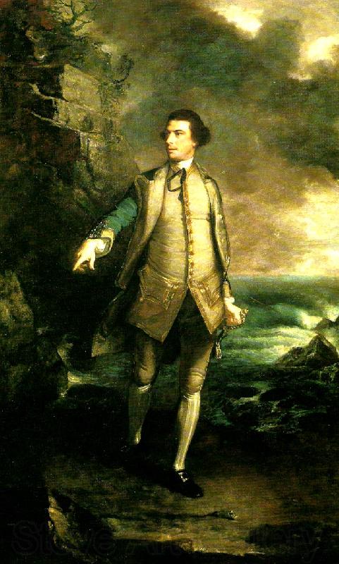 Sir Joshua Reynolds commodore augustus keppel Spain oil painting art